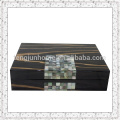Wooden Jewelry Box with Black MOP